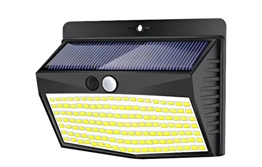 138 LED Motion Sensor Solar Lights Outdoor Waterproof 4pcs