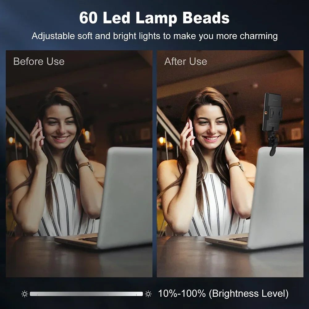 LED Fill Light for Mobile: Selfie & Video Conference Kit