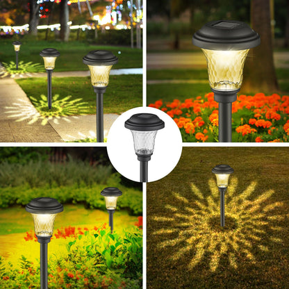 Outdoor Solar Yard Lamps - Color Changing LED, IP67 Rated